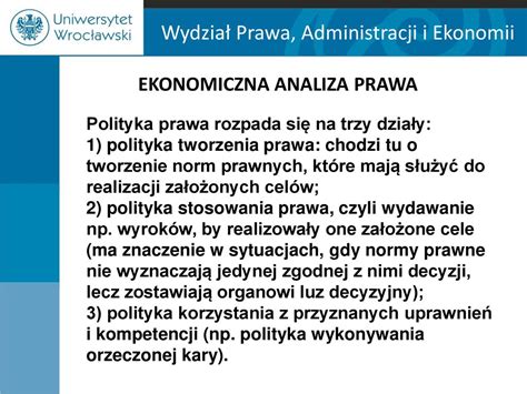 EKONOMICZNA ANALIZA PRAWA Ppt Pobierz