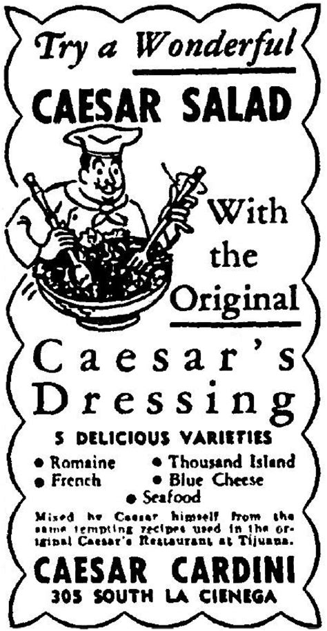 The History Of Caesar Salad