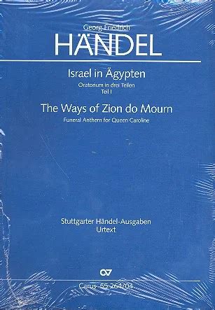 Israel In Gypten Teil Von Georg Friedrich H Ndel Im Stretta