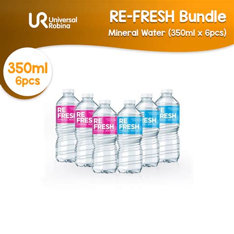 6 X Refresh Mineral Water 350ml Lazada PH