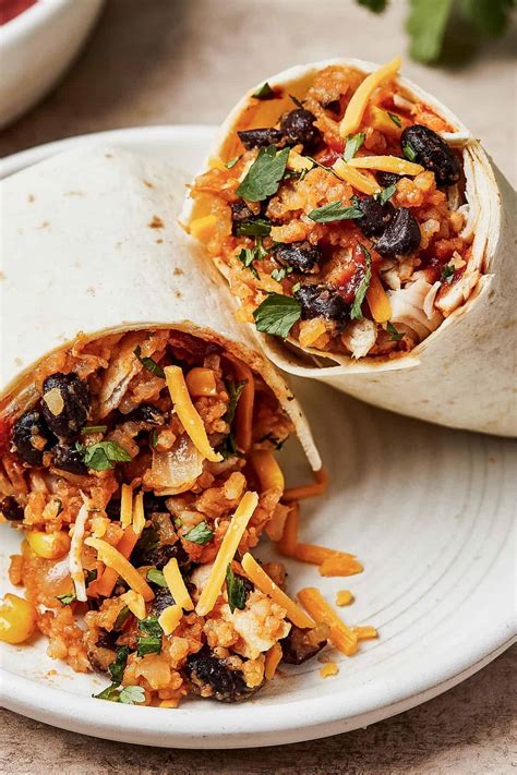 Instant Pot Chicken Burritos Easy Weeknight Recipes