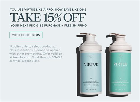 Virtue | Professional Size Products