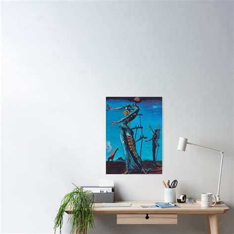 The Burning Giraffe By Salvador Dali Poster For Sale By