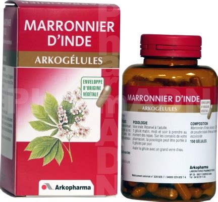 Arkogelules Marronnier D Inde Flacon De G Lules Arkopharma