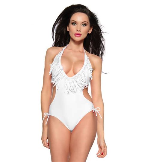 Sexy Monokini mit Fransen Bikini Beachwear online günstig kaufen