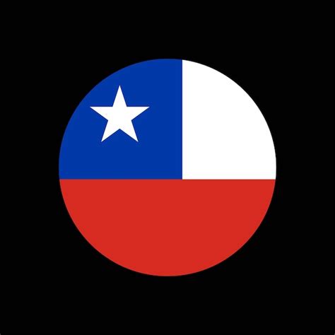 Premium Vector Chile Flag Icon