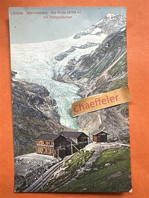 O Berninabahn Alp Gr M Mit Pal Gletscher Kaufen Auf Ricardo