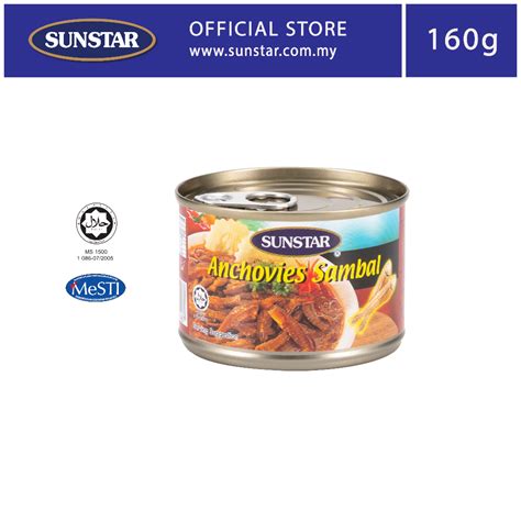 Sunstar Anchovies Sambal Sambal Ikan Bilis G Shopee Malaysia