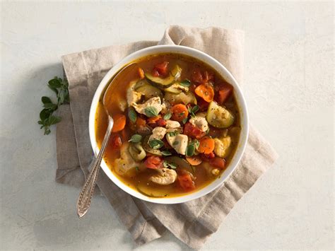 Quick Italian Chicken And Vegetable Soup