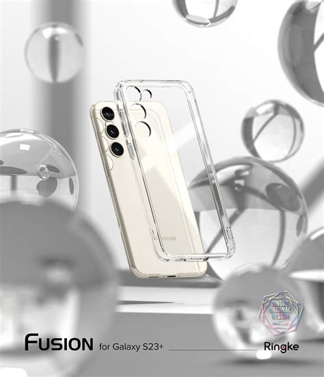 ซอ Ringke Fusion เคส S23 Matte Smoke Black กบ 425 รววชด คด