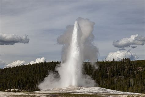 Old Faithful Geysir Dia Faszination Natur USA