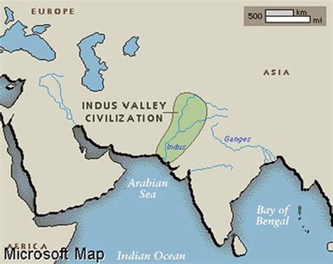 Map Harappa And Mohenjo Daro - Share Map