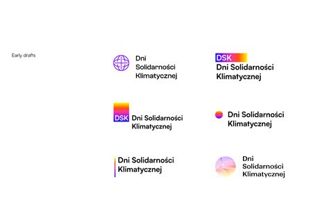 Dni Solidarności Klimatycznej branding key visual on Behance