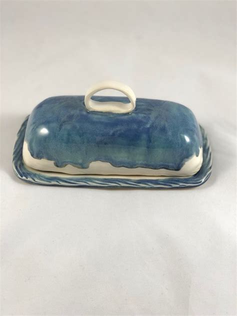 Ceramic Butter Dish Butter Dish With Lid Handmade Butter Dish Hand Built Pottery