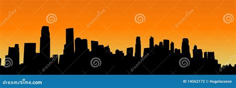 Cityscape Silhouette-vector Royalty-Free Cartoon | CartoonDealer.com ...