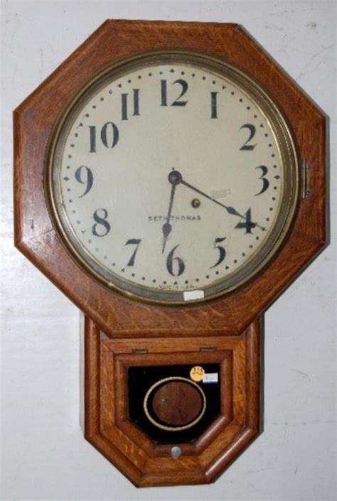 Seth Thomas Globe Schoolhouse Clock Clockpricescom