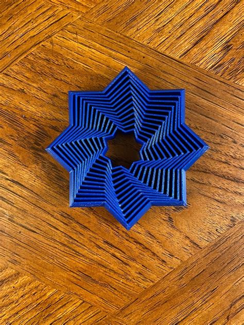 3d Printed Fidget Star Fidget Toy Stress Relief Office Etsy