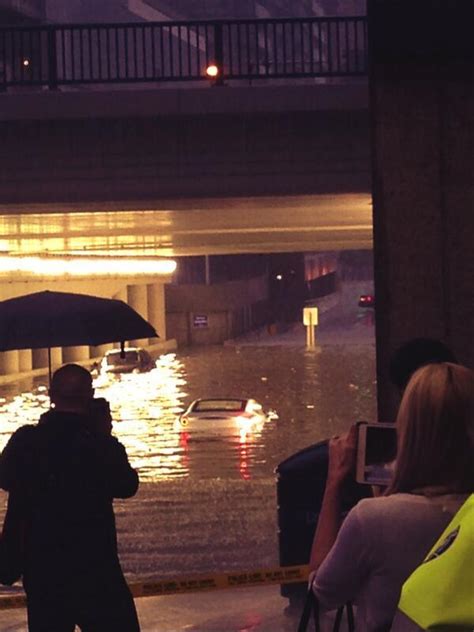 Canada Toronto Underwater Severe Thunderstorms Cause Flooding