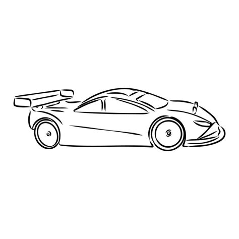 car model sports vector sketch 36576089 Vector Art at Vecteezy