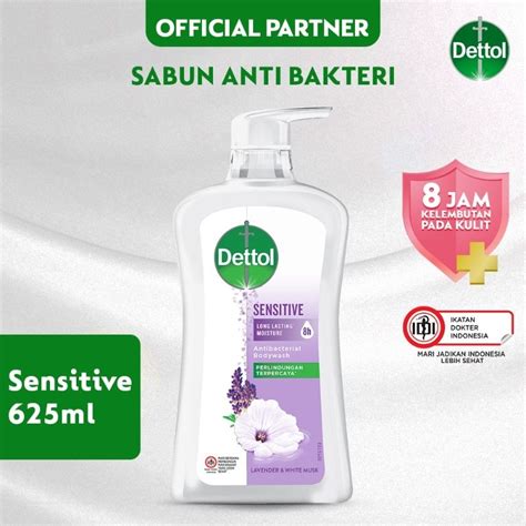 Jual Dettol Sabun Mandi Cair Gr Sensitive Moisture Botol Pump Gr