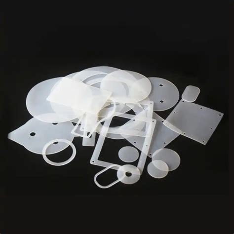 Custom Clear Silicone Rubber Flat Gasket Washers Seals