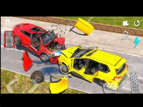 Car Crash Beam Racing Simulator Real Extreme Derby Car Driving D