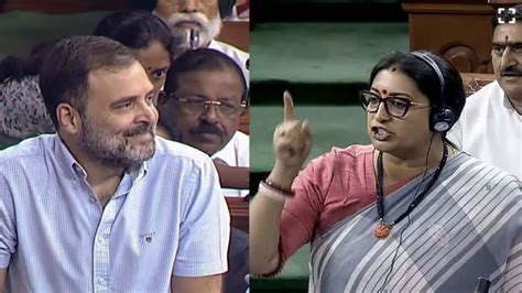 Misogynist Man Smriti Irani Objects To Rahul Gandhi S Flying Kiss