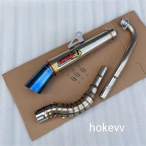 4 Daeng Sai4 Conical Exhaust Open Spec Pipe Canister 51mm Big Elbow