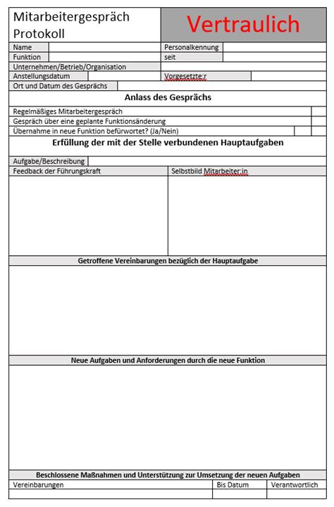 Mitarbeitergespräch Vorlagen zum kostenlosen Download