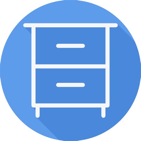 Cabinet Cursor Creative Flat Circular Icon