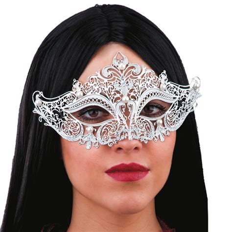 Masque V Nitien En M Tal Argent Masques Masques Venitiens Netbootic