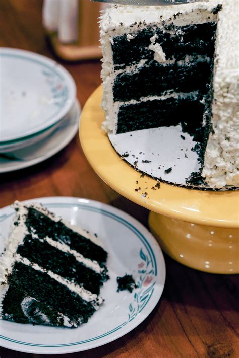 The Best Black Sesame Layer Cake Recipe Mochi Mommy