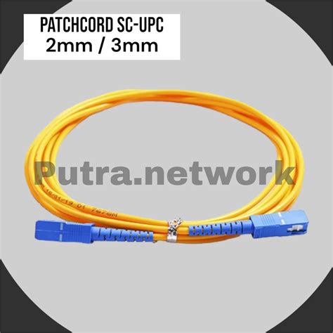 Jual Patchcore Patchcord SC UPC Kabel Fiber Optik Pathcord SC PC