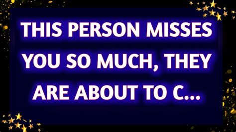 This Person Misses You So Much They Are About To C Prophetic Word