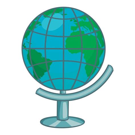 Terrestrial Globe Icon Cartoon Style 14671003 Vector Art At Vecteezy