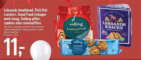 Leksands Kn Kbr D Pick Fish Crackers Good Food Riskager Med Smag