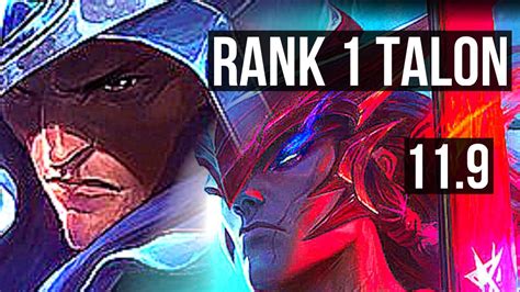 Talon Vs Yone Mid Rank 1 Talon 9 Solo Kills 66 Winrate 300