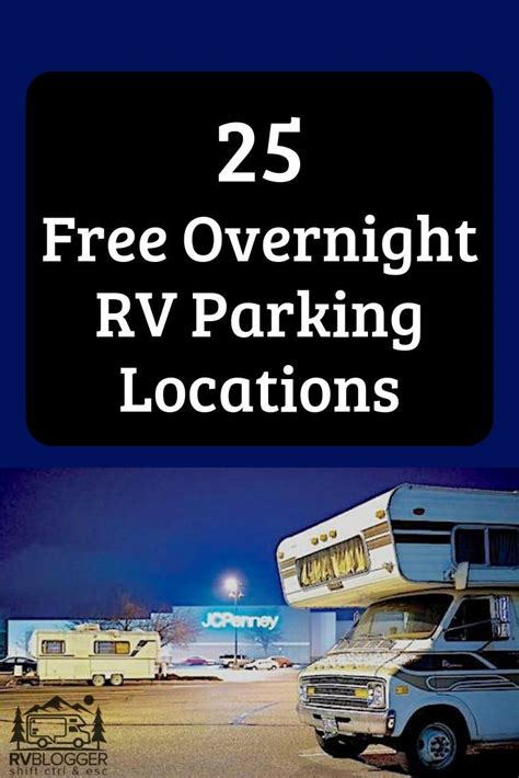 25 Free Overnight Rv Parking Locations Free Camping Camping