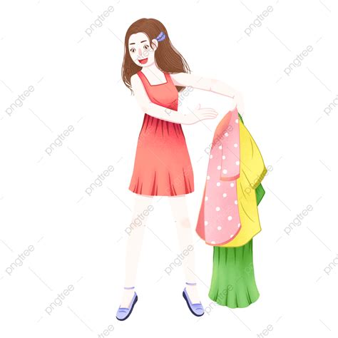 Girls Buying Clothes Png Vector Psd And Clipart With Transparent