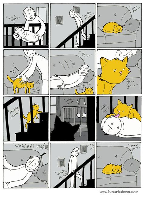 Life With Cats These Illustrations Are Pretty Spot On Cat Comics Comics Comic Strips