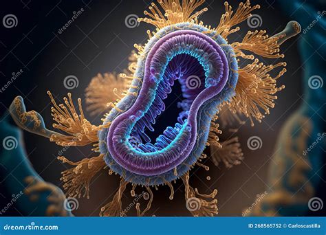 Batteriologia E Microbiologia Prodotto Ai Analisi Dei Microrganismi Illustrazione Di Stock