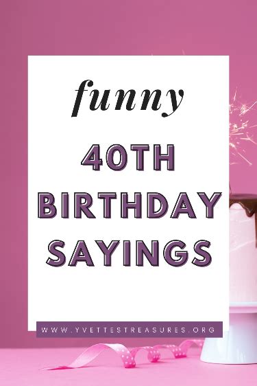 Funny 40th Birthday Messages Artofit