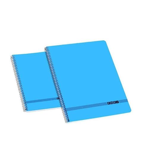 Enri Cuaderno Espiral Oficina H X Tapas Blandas Folio Azul Pack