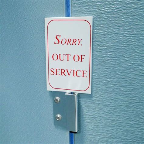 Professional Out of Service Restroom Stall Block-Aide and Sign ...