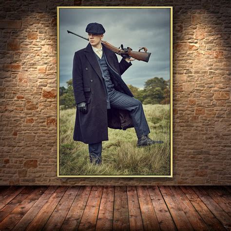 Tableau Peaky Blinders John Shelby Gun S Ma Jolie Toile