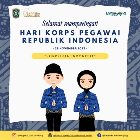 Selamat Hut Korpri Ke Website Resmi Pemerintah Kabupaten Lumajang