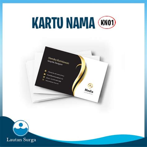 Jual Kartu Nama Box Custom Desain Cetak Name Card Laminasi Glossy