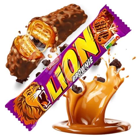 Chocolate Bar Lion Brownie Style Nestlé Importado Polônia Karamell Store