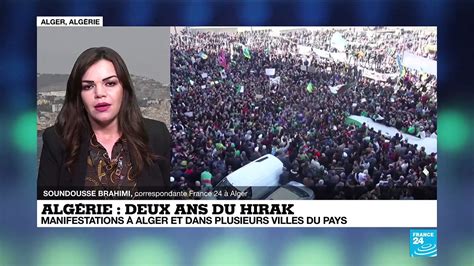 Deux ans du Hirak en Algérie des milliers de manifestants ont défilé