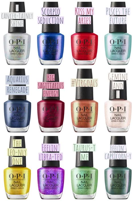 OPI Fall 2023 Big Zodiac Energy Noae Nails Opi Nail Polish